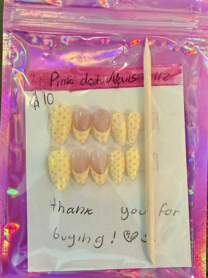 Pink Dot Set nail set
