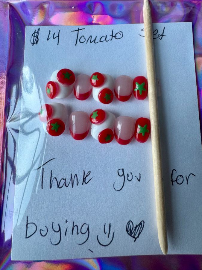 Tomato Set nail set