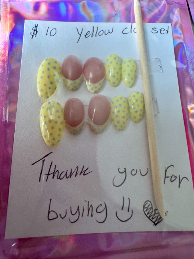 Yellow Dot Set nail set