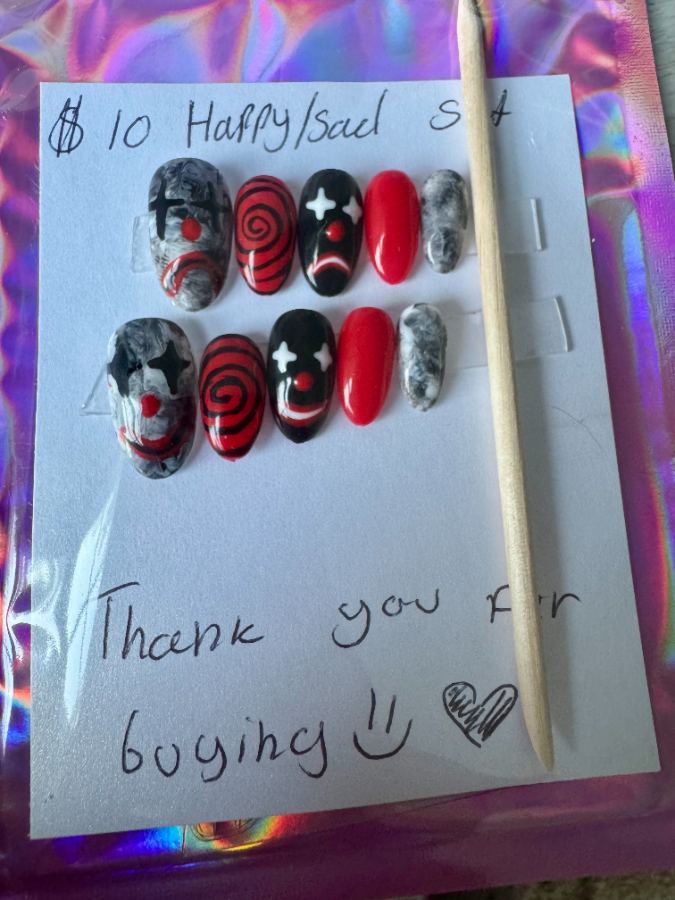Happy / Sad Set nail set